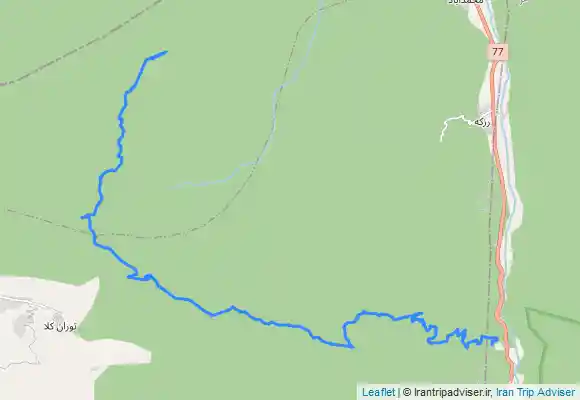 ترک جی پی اس پیمایش جنگلی کلرد به سنگدرکا