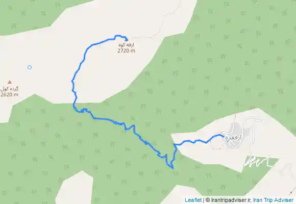 ترک جی پی اس ارفع کوه