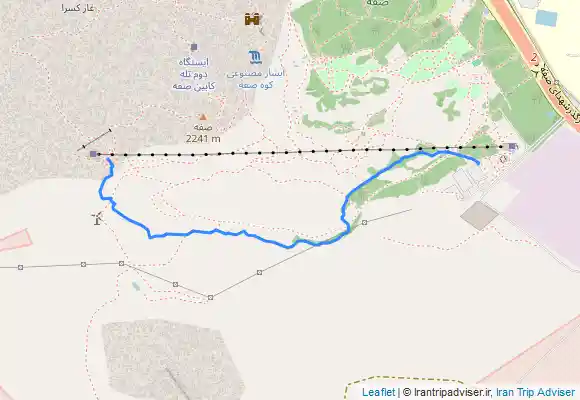 ترک جی پی اس مسیر تله کابین