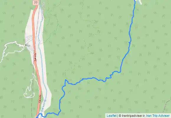 ترک جی پی اس جنگلنوردی بلیران به نارنجستان