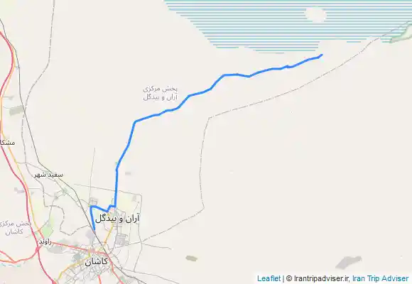 ترک جی پی اس آران و بیدگل به کویر مرنجاب