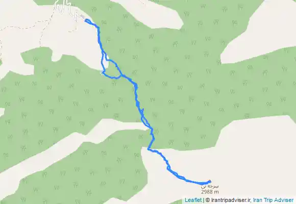 ترک جی پی اس قله سرخنی از شورکچال