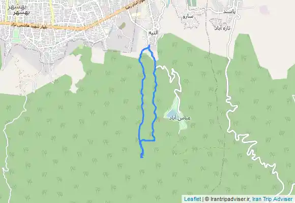 ترک جی پی اس التپه کوچه شهید صفری. نرگس تپه. کلبه دامغانیها. کلبه خرمندی