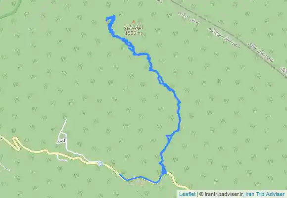 ترک جی پی اس قله الوات کوه