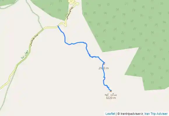 ترک جی پی اس قله پیر گرد