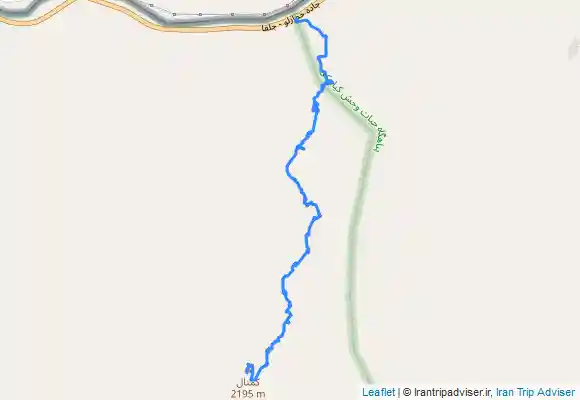 ترک جی پی اس کوه کامتال ( بز داش ) از مسیر شفلی درسی (جهنم درسی )