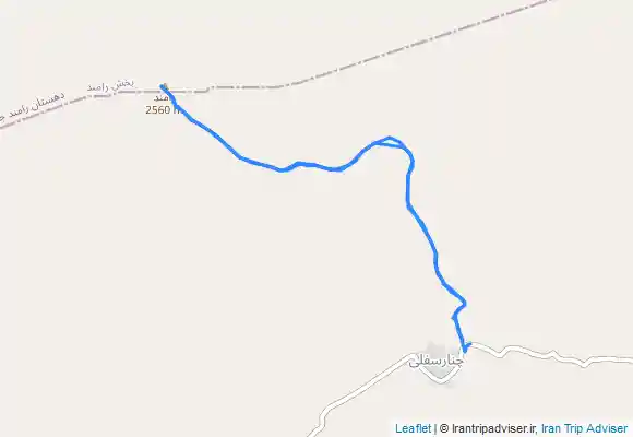 ترک جی پی اس مسیر جنوبی قله رامند