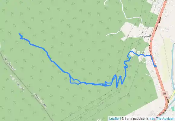 ترک جی پی اس امامزاده هاشم ، نیزه کوه