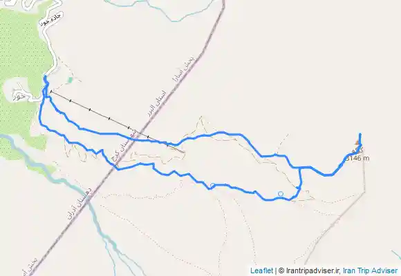 ترک جی پی اس قله کرکوه از خور