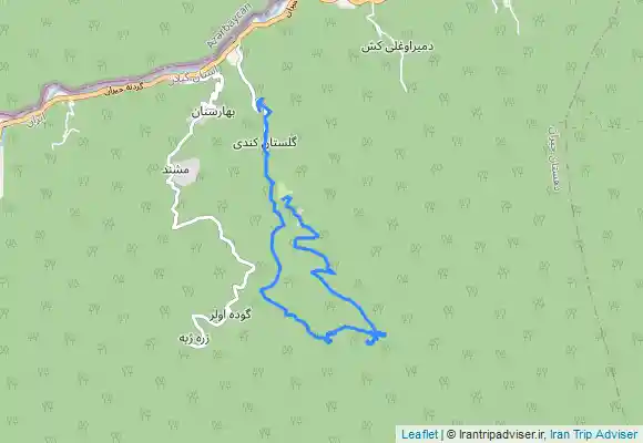 ترک جی پی اس بهارستان -بهشت دره سی-آبشار موتالان -ییلاق ملاهونی-بهارستان