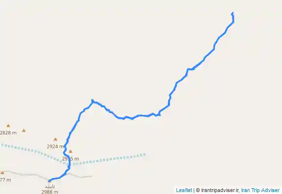 ترک جی پی اس صعود به قله نایبند خراسان جنوبی