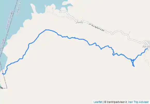 ترک جی پی اس مسیر قلعه شاداب تا بالای سد دز