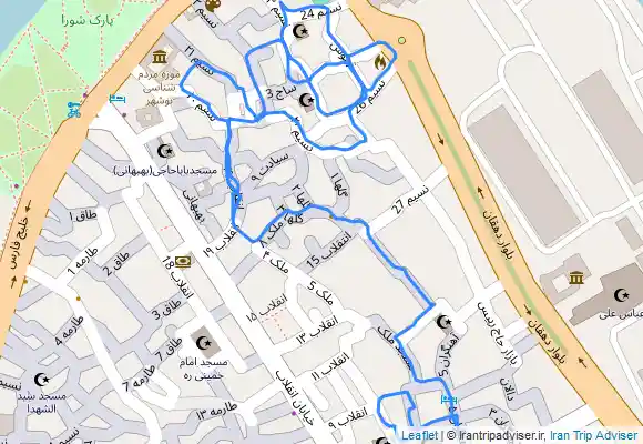 ترک جی پی اس بوشهرگردی