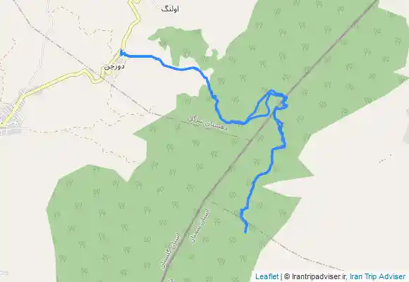 ترک جی پی اس روستای درجن به زیارتگاه خوجه قنبر
