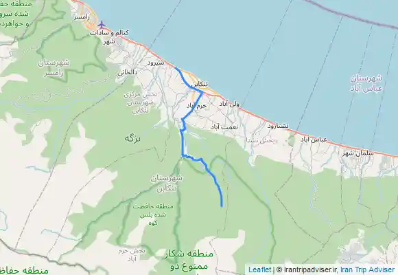 ترک جی پی اس آبگرم و جنگل بکر فلکده