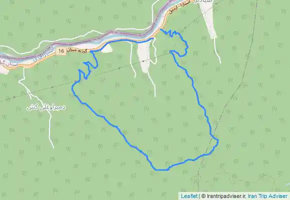 ترک جی پی اس خان بولاغی آستارا به پاسگاه مرزی 21  / khanbolaghi to pasgahe marzi 21