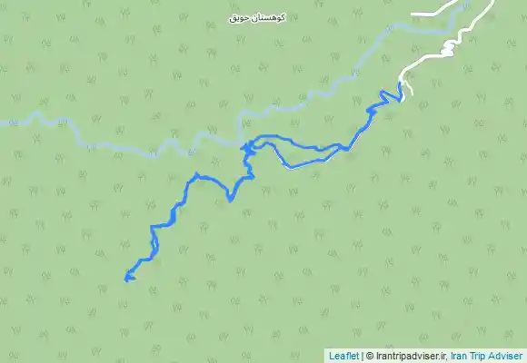 ترک جی پی اس بالای آبشار زمرد