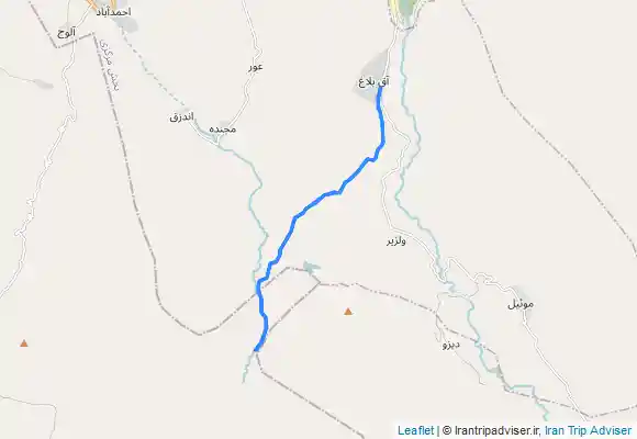 ترک جی پی اس Karkari Waterfall Azarbayjan Meshgin shahr