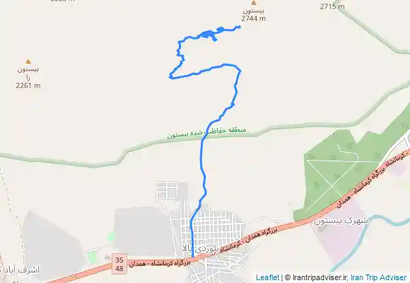 ترک جی پی اس Biston Rock جانپناه یال سخت دیواره بیستون