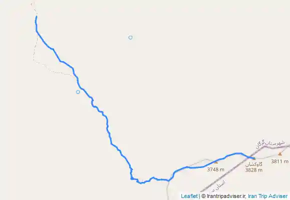 ترک جی پی اس قله گاوکشان گلستان ( سیمرغ ) - Gavkoshan summit