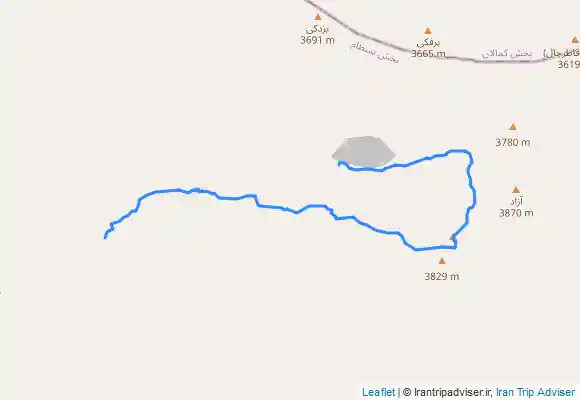 ترک جی پی اس قله شاهوار سمنان ( سیمرغ ) - Shahvar summit