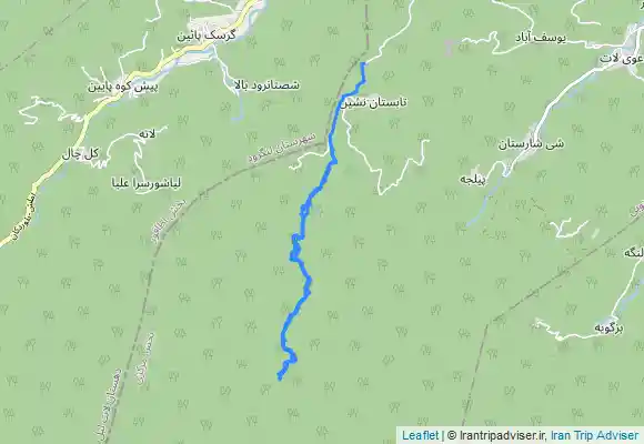 ترک جی پی اس تابستان نشین به خرم کوتی و جنگل های اطراف