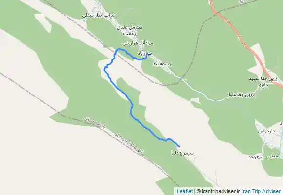 ترک جی پی اس مسیر دشت گهواره تا تنگه پیازه