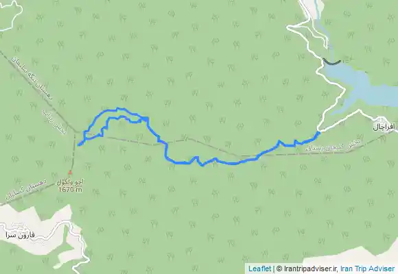 ترک جی پی اس قله اچو از سد افراچال