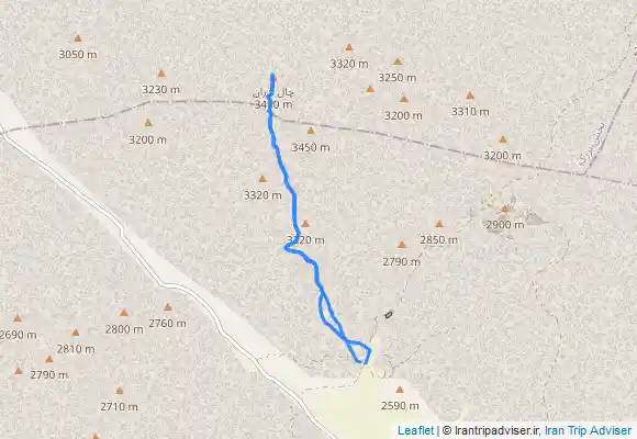 ترک جی پی اس Kāmū قله چال آذران