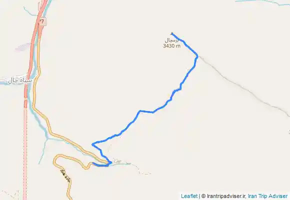 ترک جی پی اس قله بزم چال