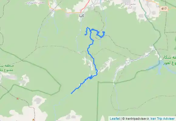 ترک جی پی اس روز اول برنامه آبشارهای بندپی شرقی گلوگاه بابل پیمایش آبشاراسبو و آبشاردرازکش