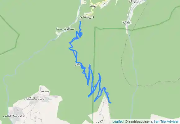 ترک جی پی اس آبشار خلن و آبشارماخر