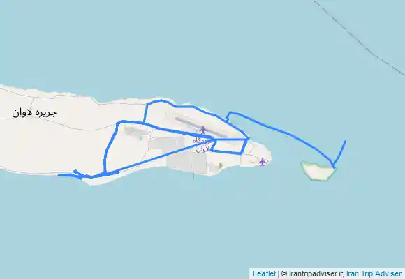 ترک جی پی اس جزیره لاوان جزیره مارو Lāvān