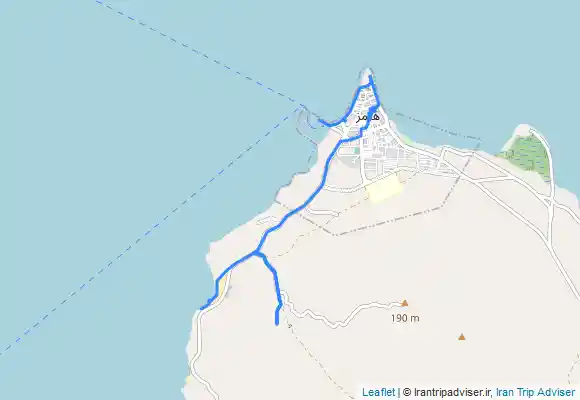 ترک جی پی اس Hormoz island 2nd day