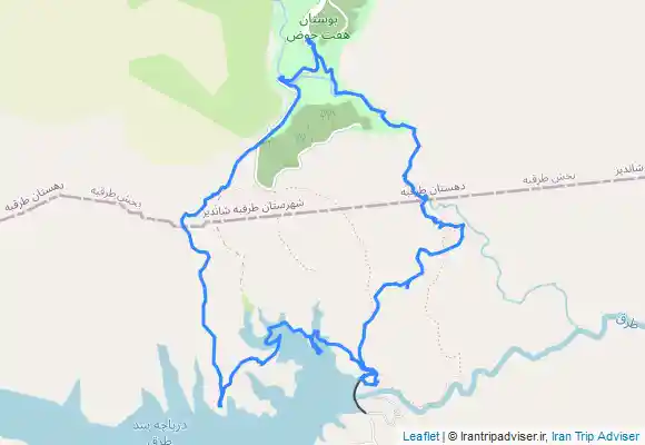 ترک جی پی اس هفت حوض سد طرق