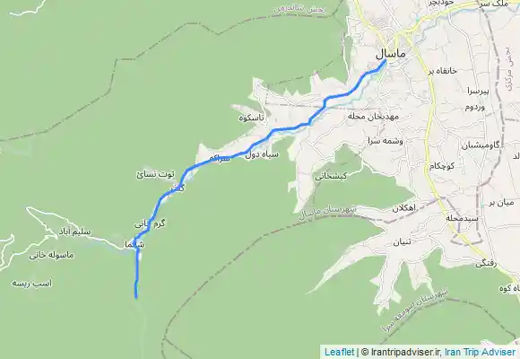 ترک جی پی اس جاده ماسال به روستای چسلی - Masal to Chesli Village Road