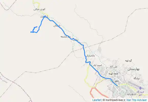 ترک جی پی اس Jam Narak Valley