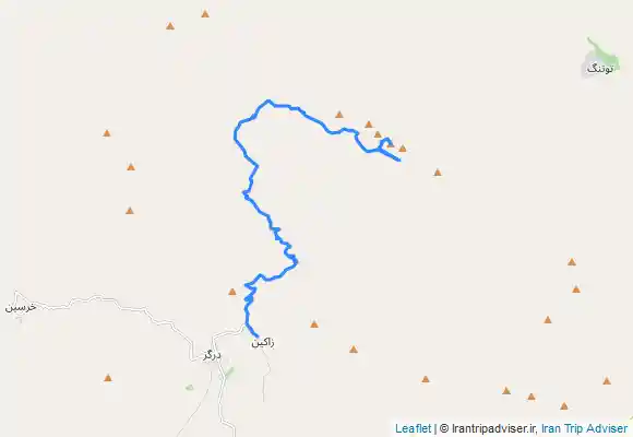 ترک جی پی اس مسیر برگشت قله تشگر