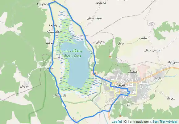 ترک جی پی اس دوره دریاچه زریبار401.12.12