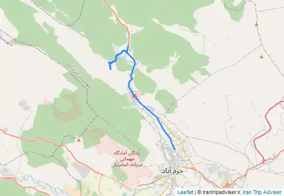 ترک جی پی اس مسیر هفت حوض مخمل کوه خرم اباد