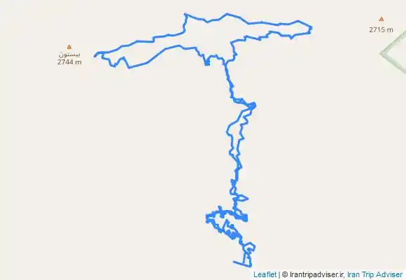 ترک جی پی اس صعود و فرود یکروزه و زمستانی دیواره بیستون