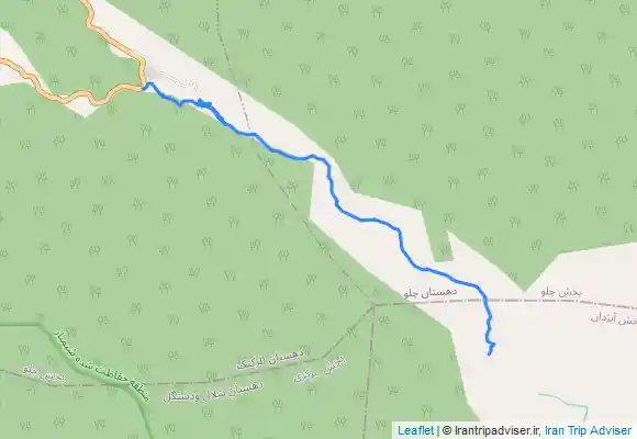 ترک جی پی اس Shimbar to shalla valley - پیمایش دره شلا از شیمبار تا سدكارون