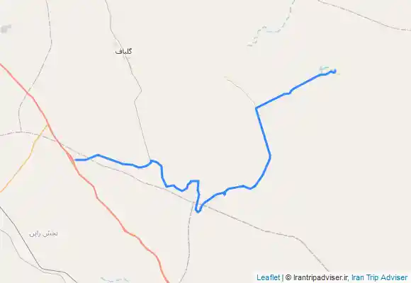 ترک جی پی اس مسیر ماشین رو روستای کشیت