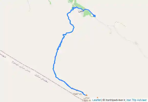 ترک جی پی اس قله بیرمی بام استان بوشهر