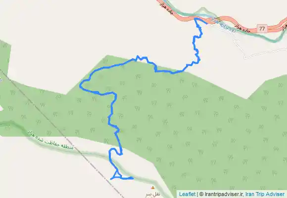 ترک جی پی اس قله نقره سر و چنگ مریم