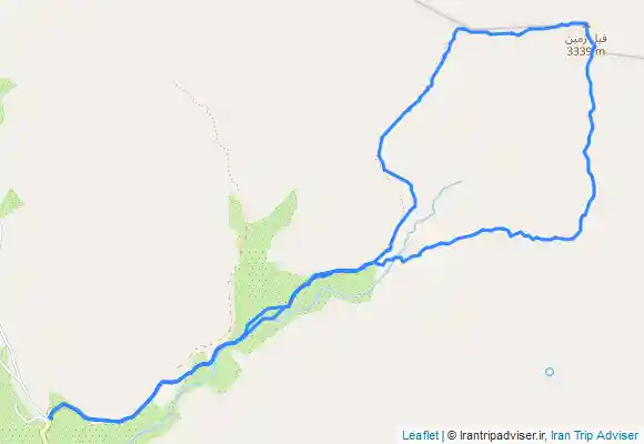 ترک جی پی اس پیمایش از لواسان بزرگ تا قله فیل زمین