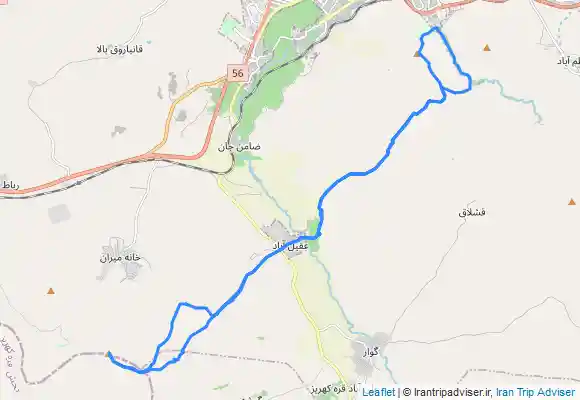 ترک جی پی اس صعود قله سفیدخانی از میدان کوهنورد اراک