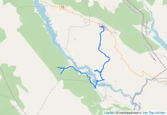 ترک جی پی اس دهدز به آبشار شیوند