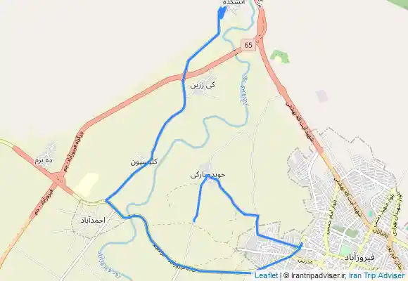 ترک جی پی اس کاخ اردشیر بابکان تا شهر گور و منار میلو-فیروزآباد-فارس