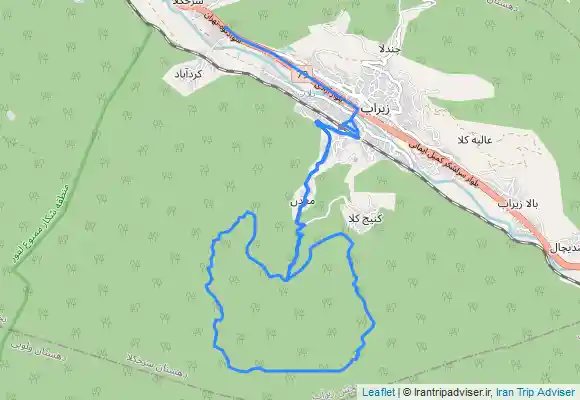 ترک جی پی اس قله زینگالو زیراب